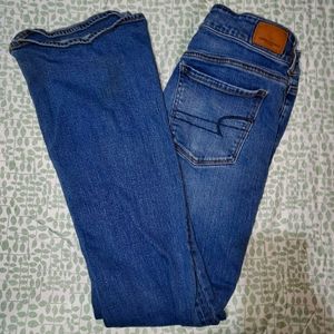 American Eagle Hi-Rise Artist Flare